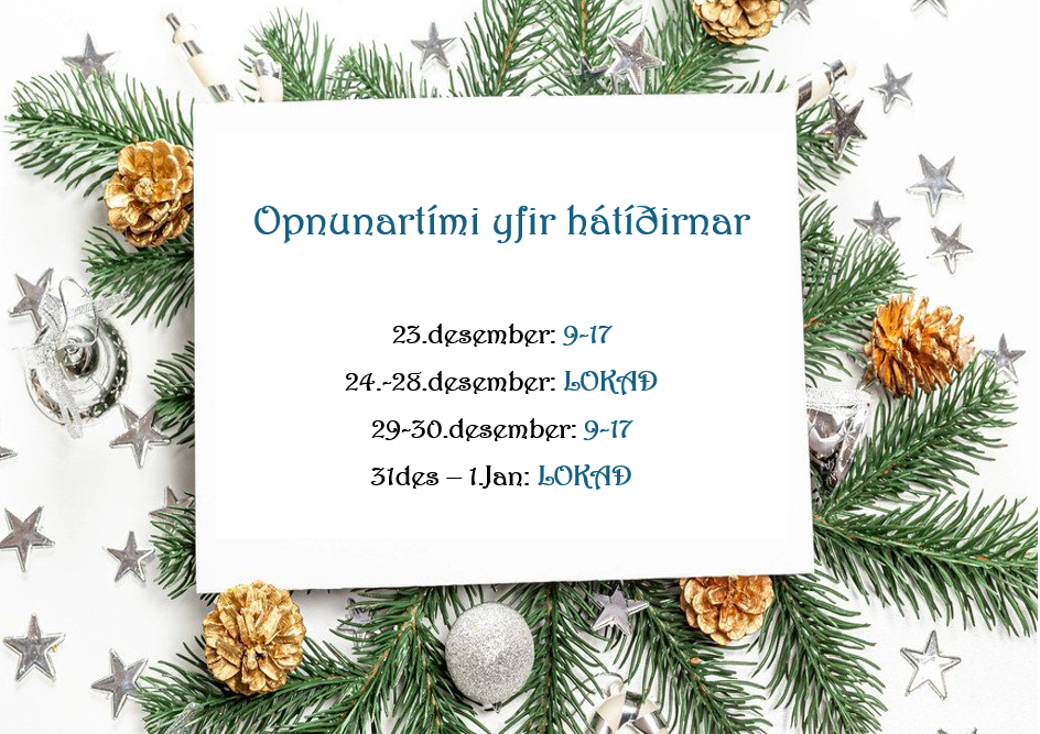 Opunartími yfir Hátíðirnar 2025