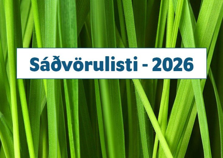 Sáðvörulistinn 2026