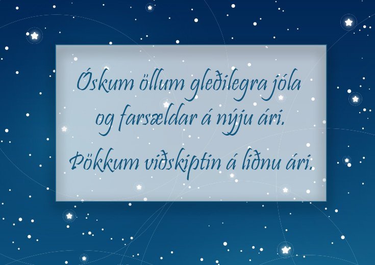 Jólakveðja