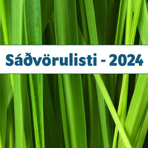 Sáðvörulisti 2024