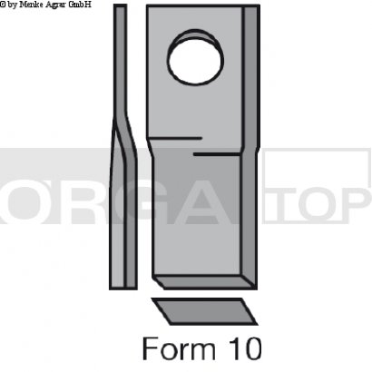 Hnífur KRONE/SIP Vinstri 96mm Form10