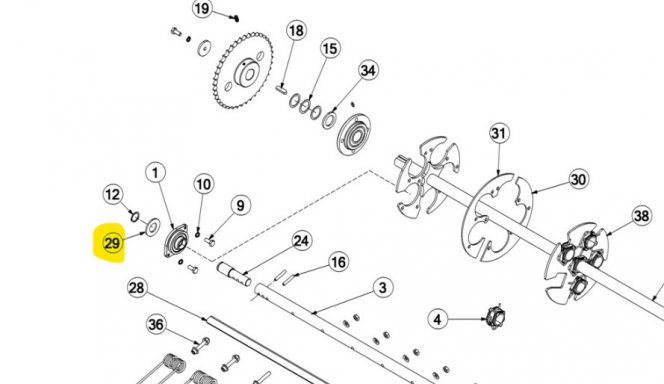 4MM L WASHER 30X58X4 Z/P