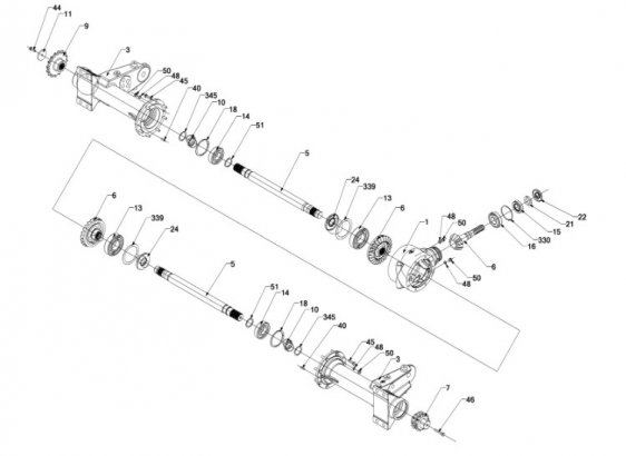 Gearbox Repair Kit From Serial