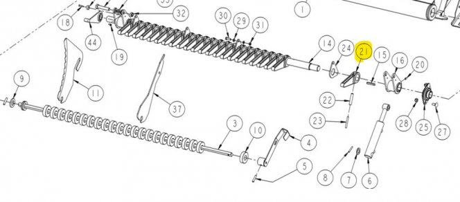 Knife Actuator Arm Forged