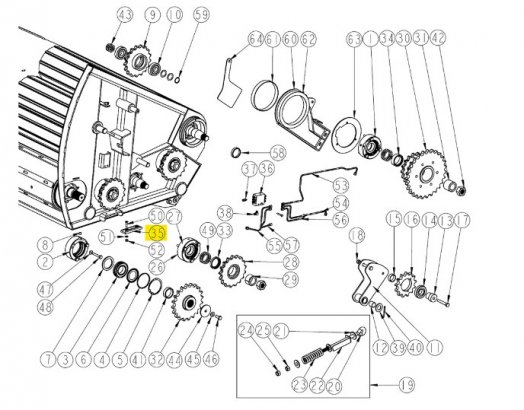 Wear Strip Spare Part Assy