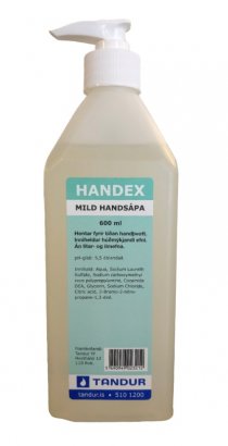 Handsápa Handex 600ml m/dælu