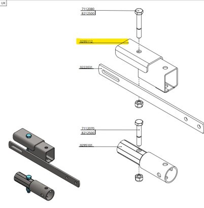 Sp. Framlenging 10cm á skágri. 48mm rör