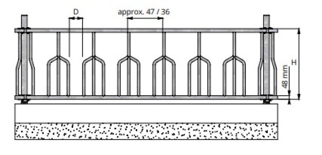 Spinder Gotnesk Átgrind 14/79 180cm 5át