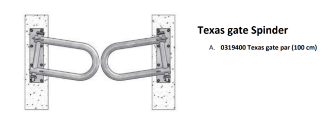 Sp. Texas gate