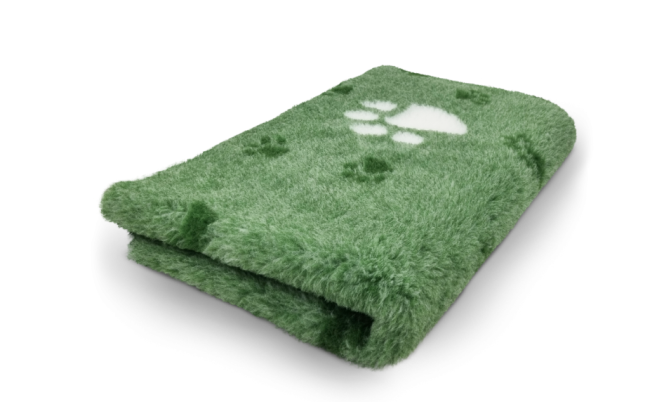 Vetbed 3 kleur big paw-Groen & wit