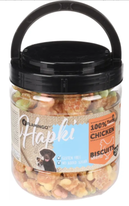 Hapki small biscuits w/chicken 550gr