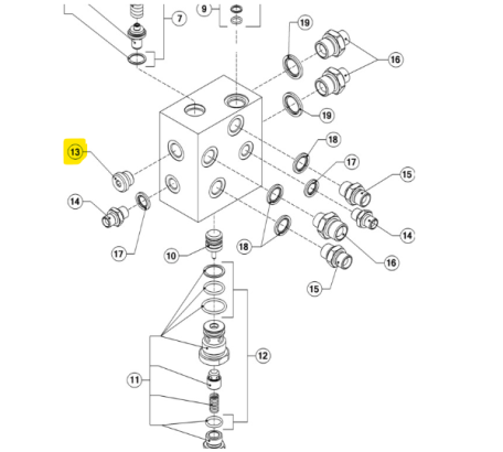 Blanking cap 3/8" (oleostar)