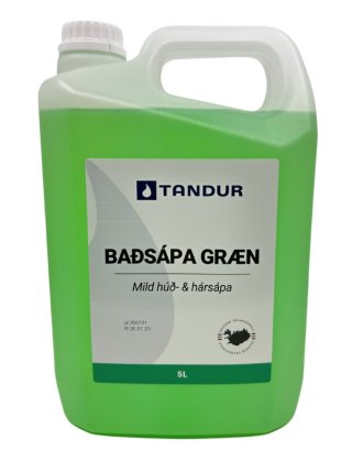 Ba&eth;s&aacute;pa Gr&aelig;n Fyrir H&uacute;&eth; & H&aacute;r 5L