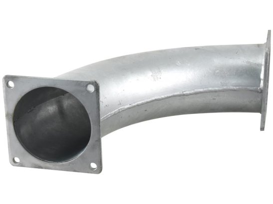 90&deg; beygja me&eth; flangs &aacute; b&aacute;&eth;um 6"