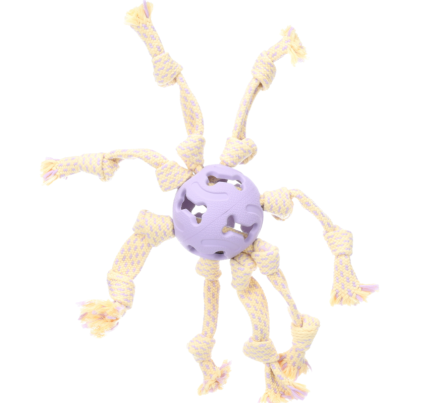 DT Joanie octopus knotted with rubber ba