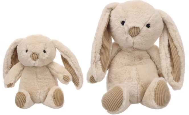 Toy roegie rabbit beige S 21x8,5x26cm