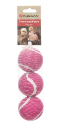 Toy smash tennis ball pink 1,5inch/3,81