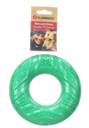 Toy tegro ring green Large 16x16x4