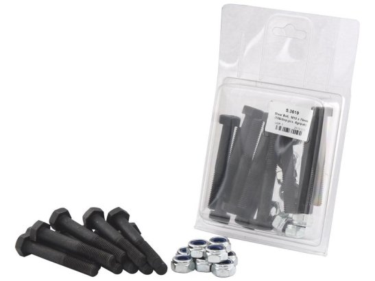 &Ouml;ryggisboltar M10x70mm 10stk &iacute; pakka