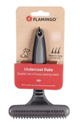 Undercoat rake comfort double rotating