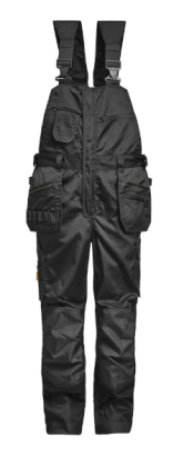 Svartar Smekkbuxur vinnubuxur 46