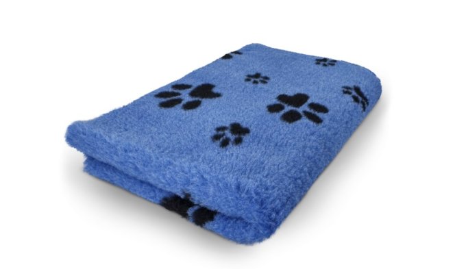 Vetbed Cobalt blue blk paws none slip
