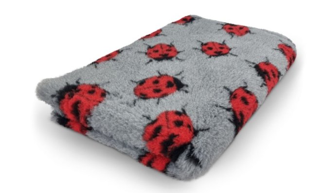 Vetbed Ladybug Griis 75x50cm