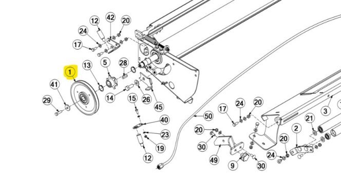 Vario net pulley wheel&bearing