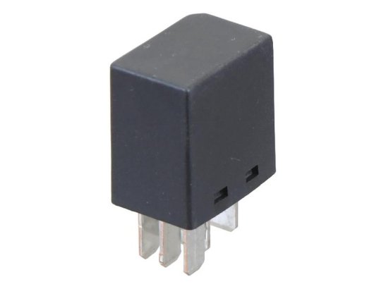 Relay 5 p&oacute;la, 12V 30A