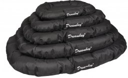 Cushion dreambay oval black 120x90x16cm
