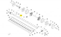 Tine Bar Assy Reel