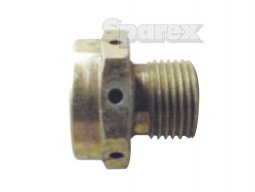 Hydraulic breather plug adapt. 1/4"