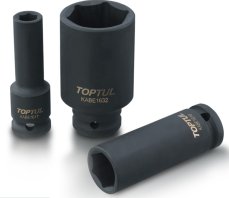 Toptul Harður Toppur Langur 1/2" 16mm