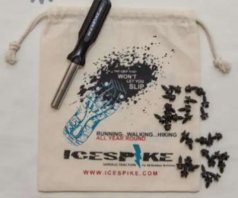 ICESPIKE broddr/naglar m/skrúfjárni
