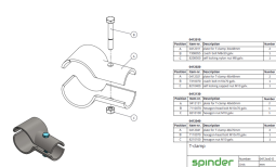 Sp. T-Klemma 34x48mm Spinder