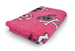 Vetbed Crossbones Fuchsia 100x75