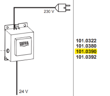 Suevia Spennubreytir 230/240V 200W