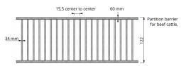 Spinder Milligrind 112x300cm