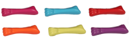 Rubber bone nr1 10cm assort.