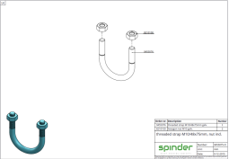 Sp. U-bolti 1,5" (48x75mm) + ró