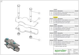 Sp. T-Klemma Sterk 48x60mm stk