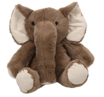 Toy fannie elephant brown L 22x11x40cm