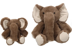 Toy fannie elephant brown s 20x10x26cm