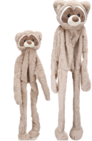 Toy Wallo Raccoon taupe 25x16x95cm