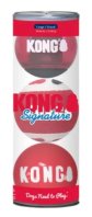 Kong Signature balls 3pk assorted