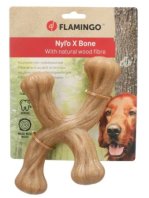 Toy Nylo Wood x-shape with beef flavour