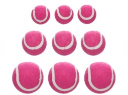 Toy smash tennis ball pink 2inch
