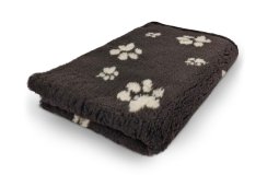 Vetbed d&ouml;kkbr&uacute;nt me&eth; beige loppum