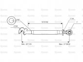 Yfirtengi CAT3/2 560-810mm