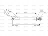 Yfirtengi John Deere Cat 3/3 590-760